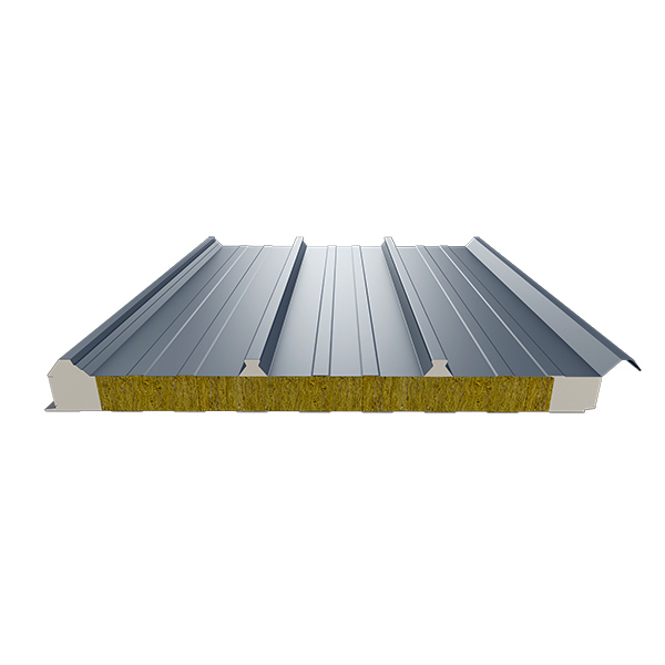 Rock Wool Roof Sandwich Panel with PU Edge Sealing (1)