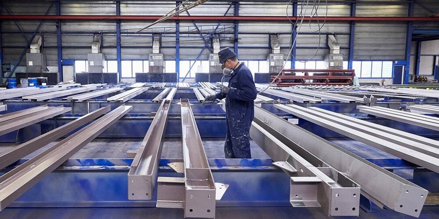 Steel Structure Production Process-Painting