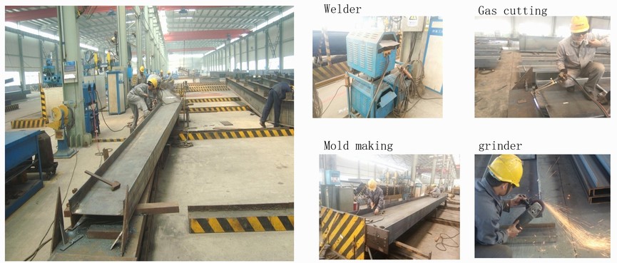 Steel Structure Production Production Process Assembly (riveter)