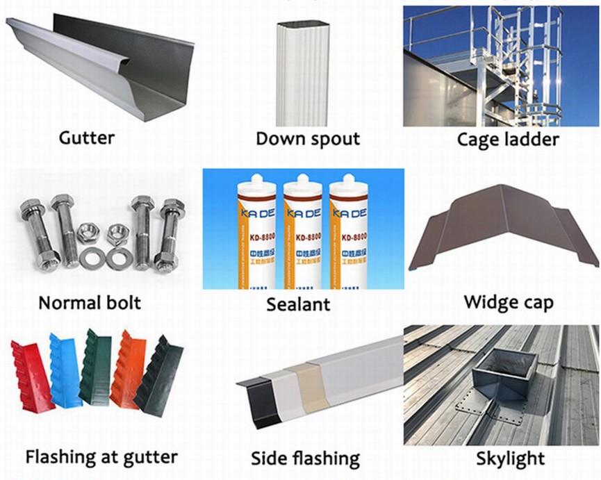 Steel structure engineering accessory system