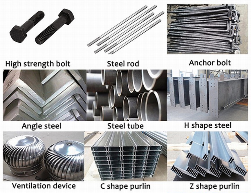 Steel structure engineering accessory system2