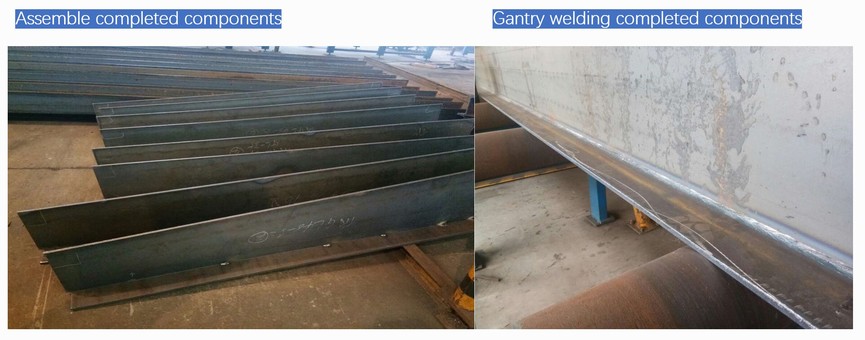 The difference between assembly forming components and gantry welding forming