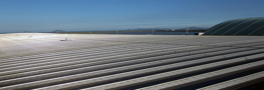 Wind Resistant Water Proof Standing Seam Metal Roofing Sheets Project Cases-Flat Roof