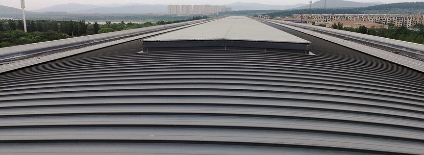 Wind Resistant Water Proof Standing Seam Metal Roofing Sheets Project Cases-Sloping Roof