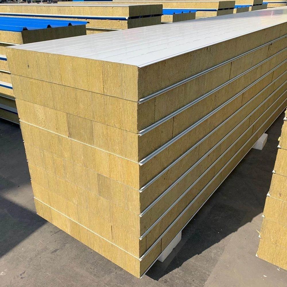 Factory Price Rock Wool Fireproof Sandwich Panel (1)