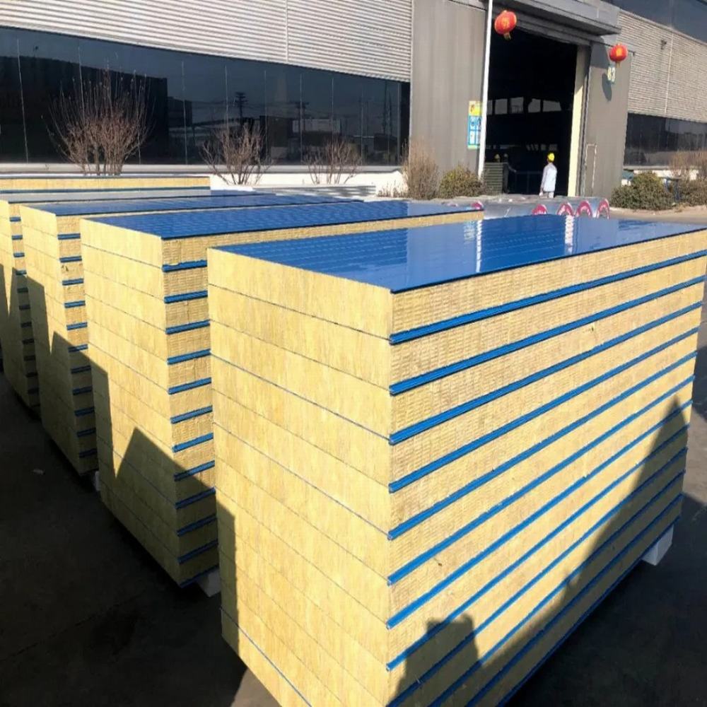 Factory Price Rock Wool Fireproof Sandwich Panel (5)