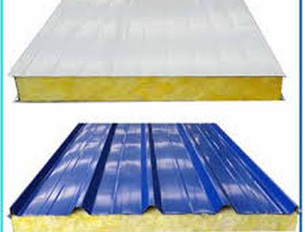 Panneaux de toiture acier isolés en laine de verre product image 1