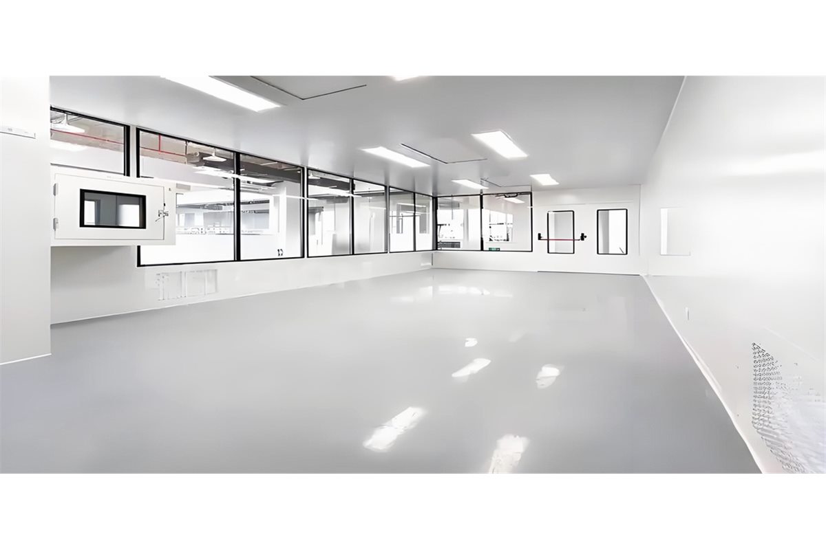 EPS cleanroom panels in food processing facility