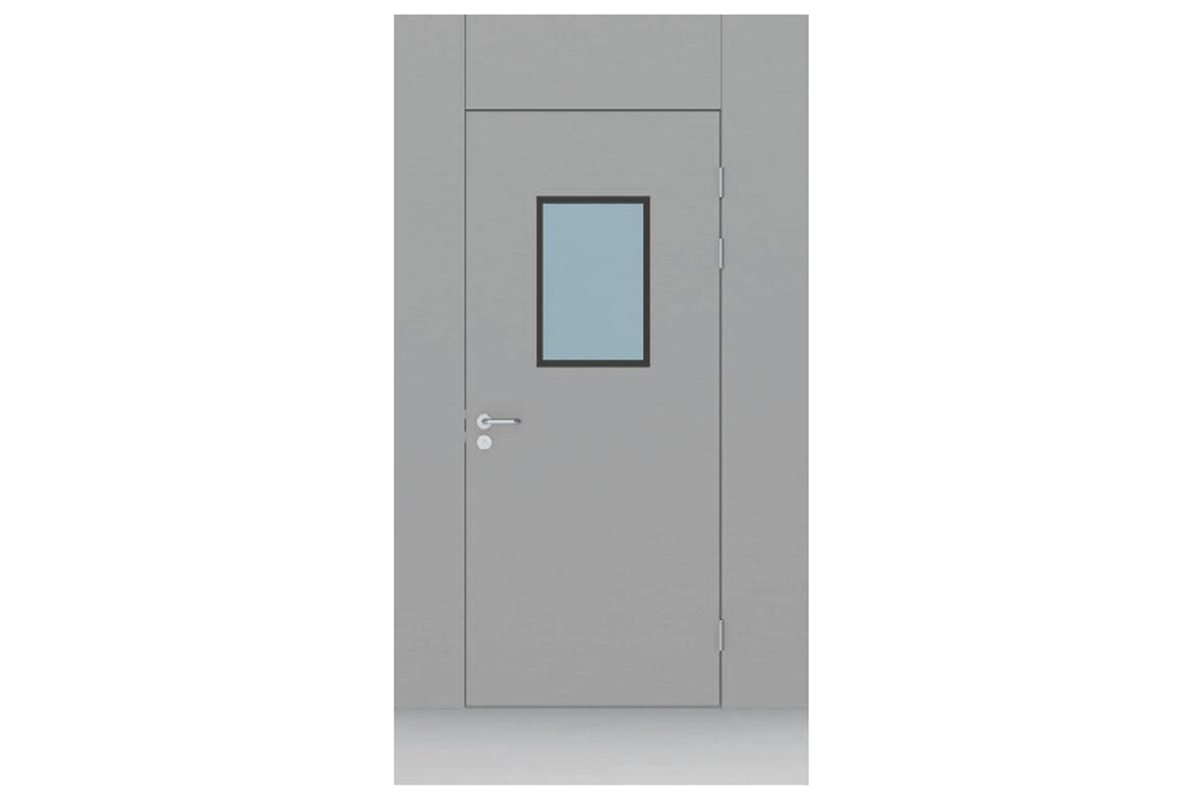 Frameless flush غرفة نظيفة باب detail