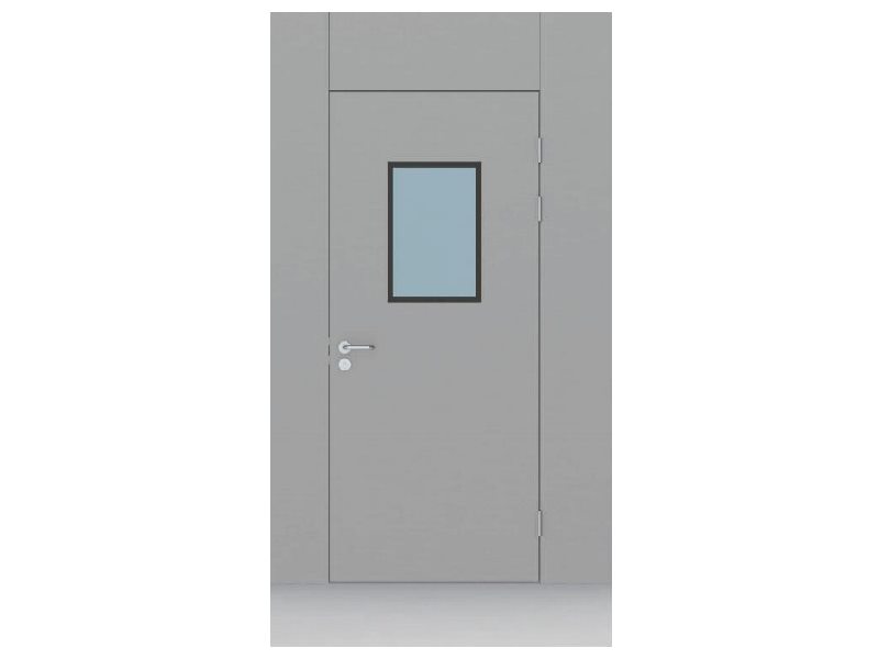Frameless style clean room personnel door