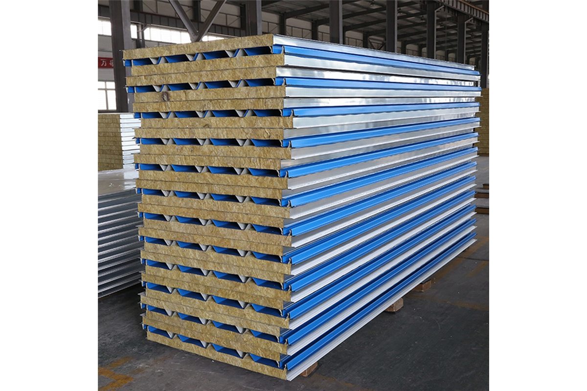 Glass magnesium cleanroom panels prepared for delivery