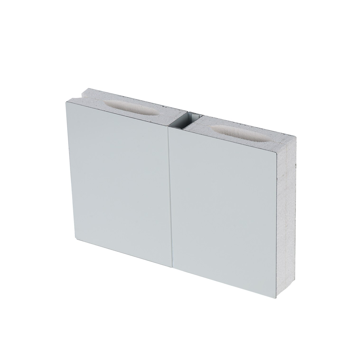 Glass Magnesium Board Mechanized Cleanroom Sandwich Panel machine formed edge profile