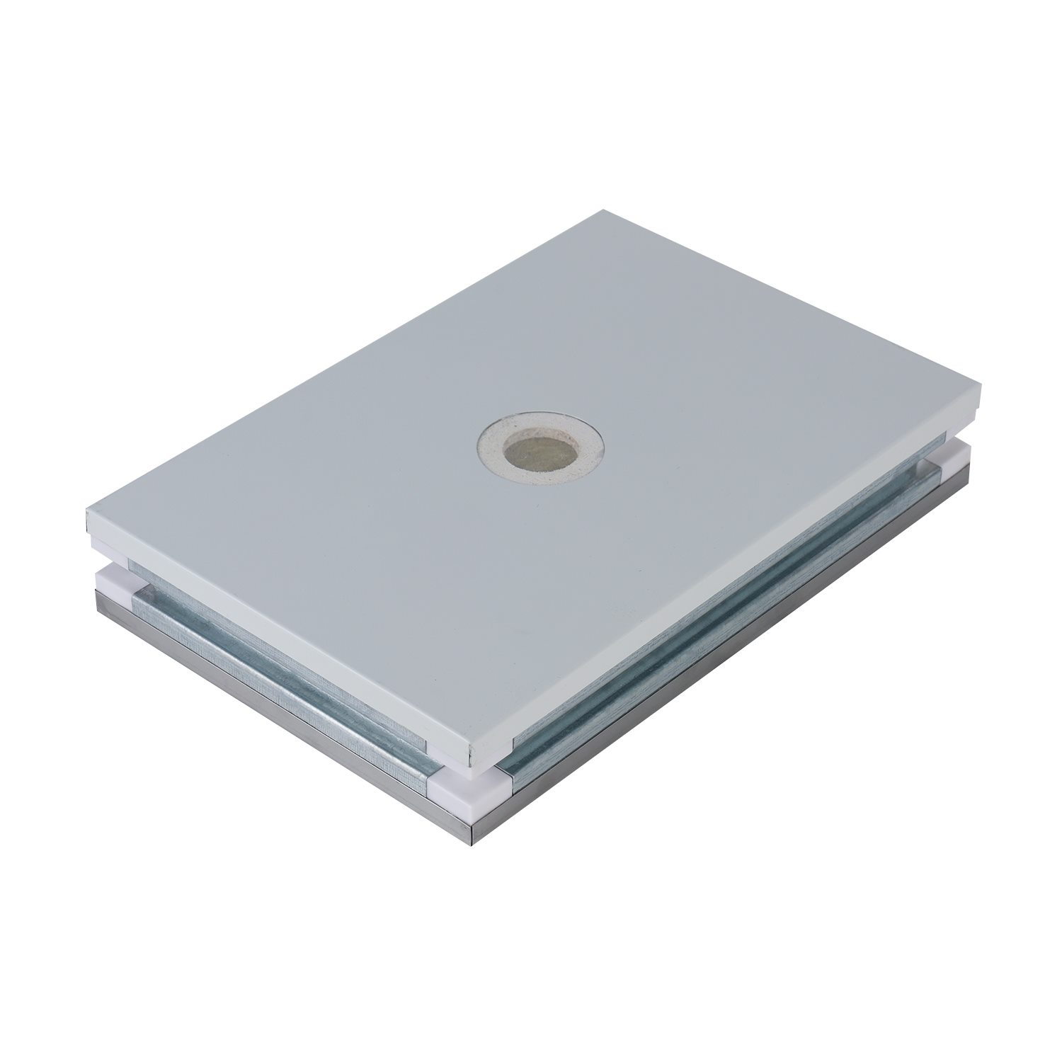 Glass Magnesium Rock Wool Handmade Cleanroom Panel handmade panel with perimeter keel detail