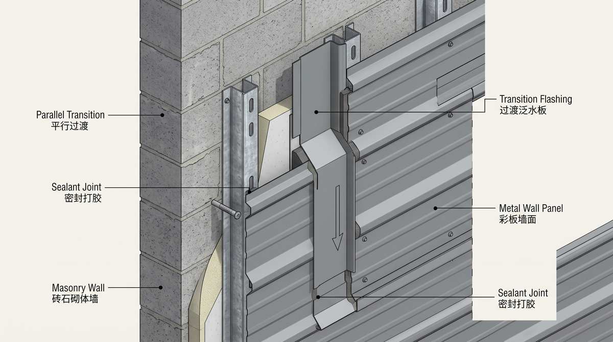 تصميم معماري لوصلة الجدار