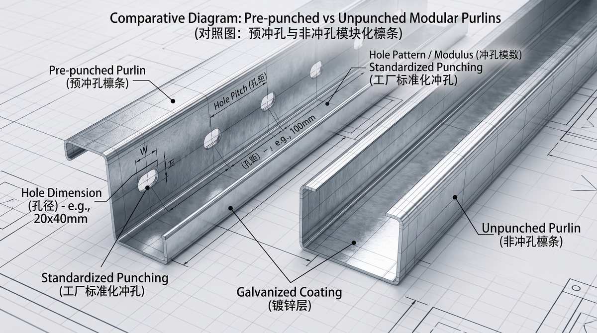 Comparing_pre-punched_and_unpunching holes