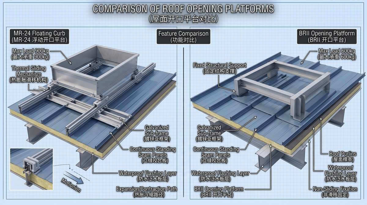 Comparing_steel_roof_opening_plate