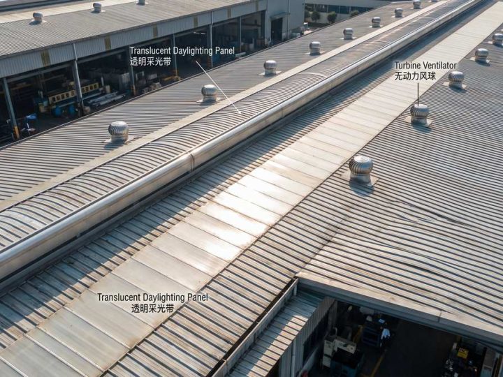 FRP Skylight Lite Panels & Roof Ventilators Sizing: Air Exchange & Daylight Guide