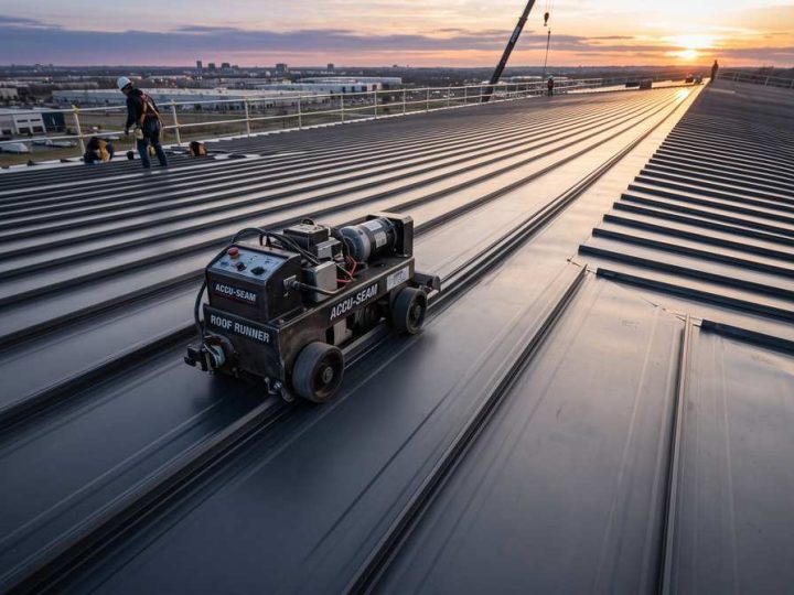 Seamer_installing_metal_roof_panels