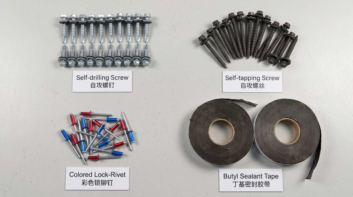 Fasteners & Sealants in PEB: Pull-Out Strength, Lock-Rivets & Butyl Mastic Guide