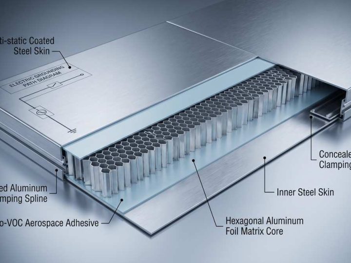 Aluminum_honeycomb_clean room_panel