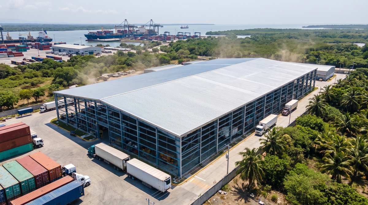 Container Logistics and Shrimp Seafood Cold Storage in Ecuador