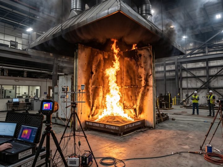 FM 4880 vs ASTM E84 Fire Testing Standards: The Complete Guide for Specifying Insulated Metal Panels