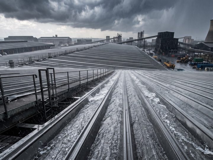 Industrial_roof_channeling_heavy rain
