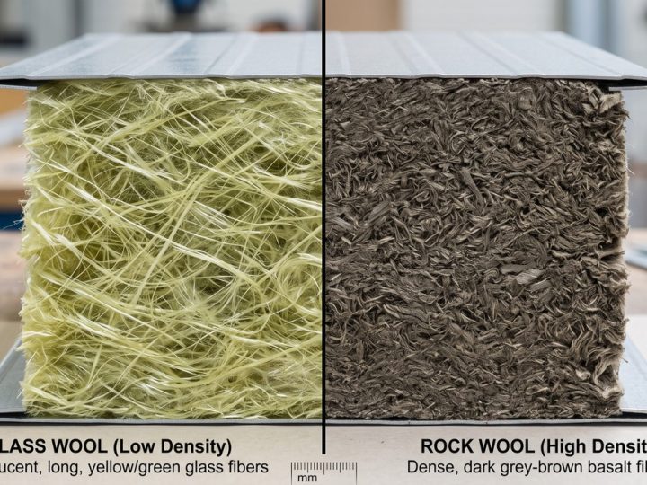 Glass Wool vs. Rock Wool Sandwich Panel: The Ultimate Engineering Guide for Industrial Cladding & Acoustics