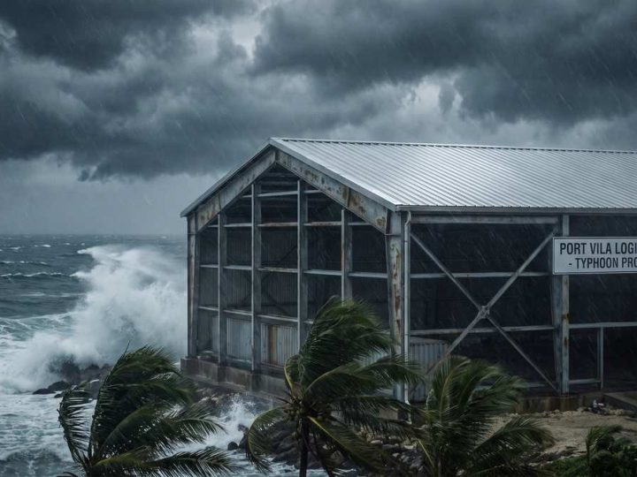 Vanuatu Steel Structures Along the Coast Resist Seawater Corrosion