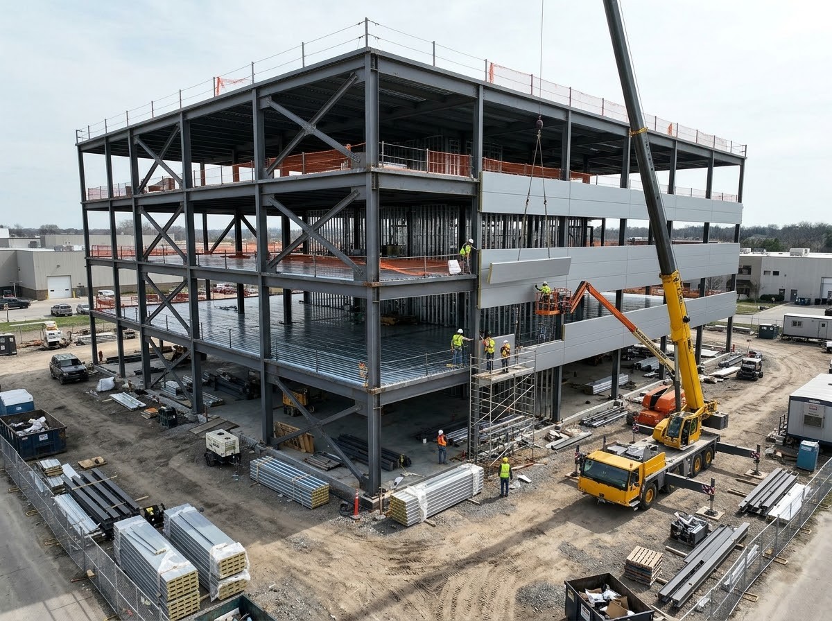 Constructing_steel_structure_office