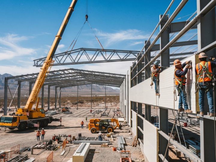 Monterrey Nearshoring Megafabs: Engineering Pre-Engineered Steel Frames with High-Wind Sandwich Roof and Wall Envelopes
