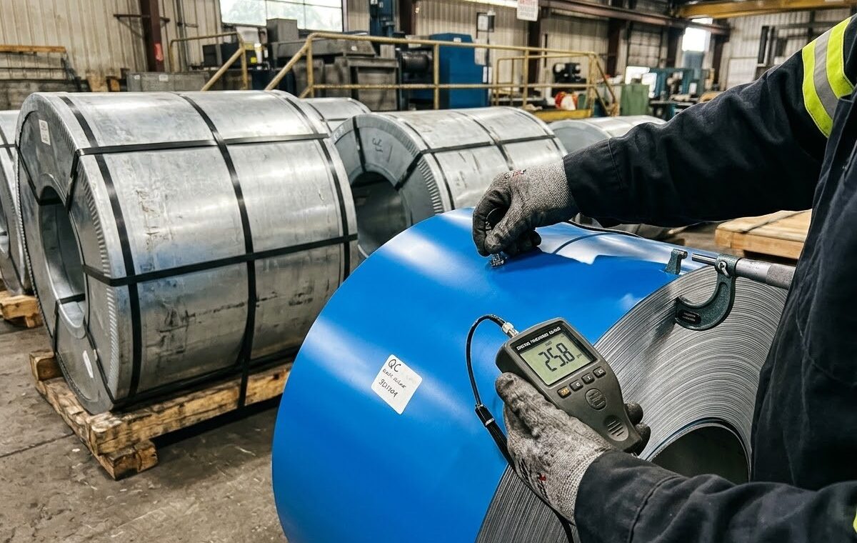 How to Specify Color Coated Steel Coils (PE, SMP, HDP, PVDF) Without Overpaying