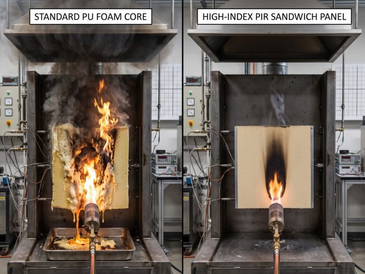 PU vs. PIR Sandwich Panels: Which Wins in Cold Storage?