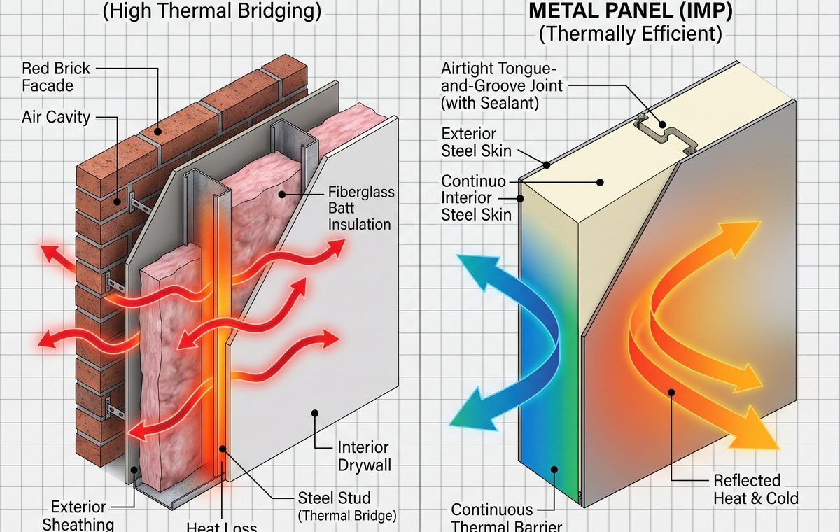 What Are Sandwich Panels? Cut Factory Energy Costs 40%!